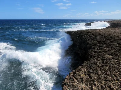 Playa de Boka Tabla, Banda Abou, Lesser Antilles, Curaçao — 2
