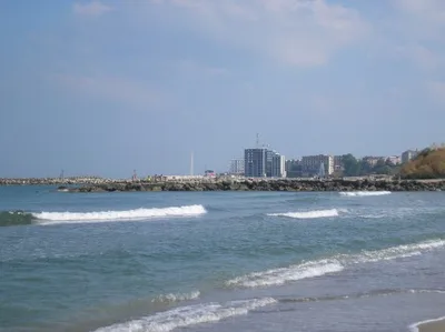 Mamaia Beach, Constanța, Black Sea Coast, Romania — 2