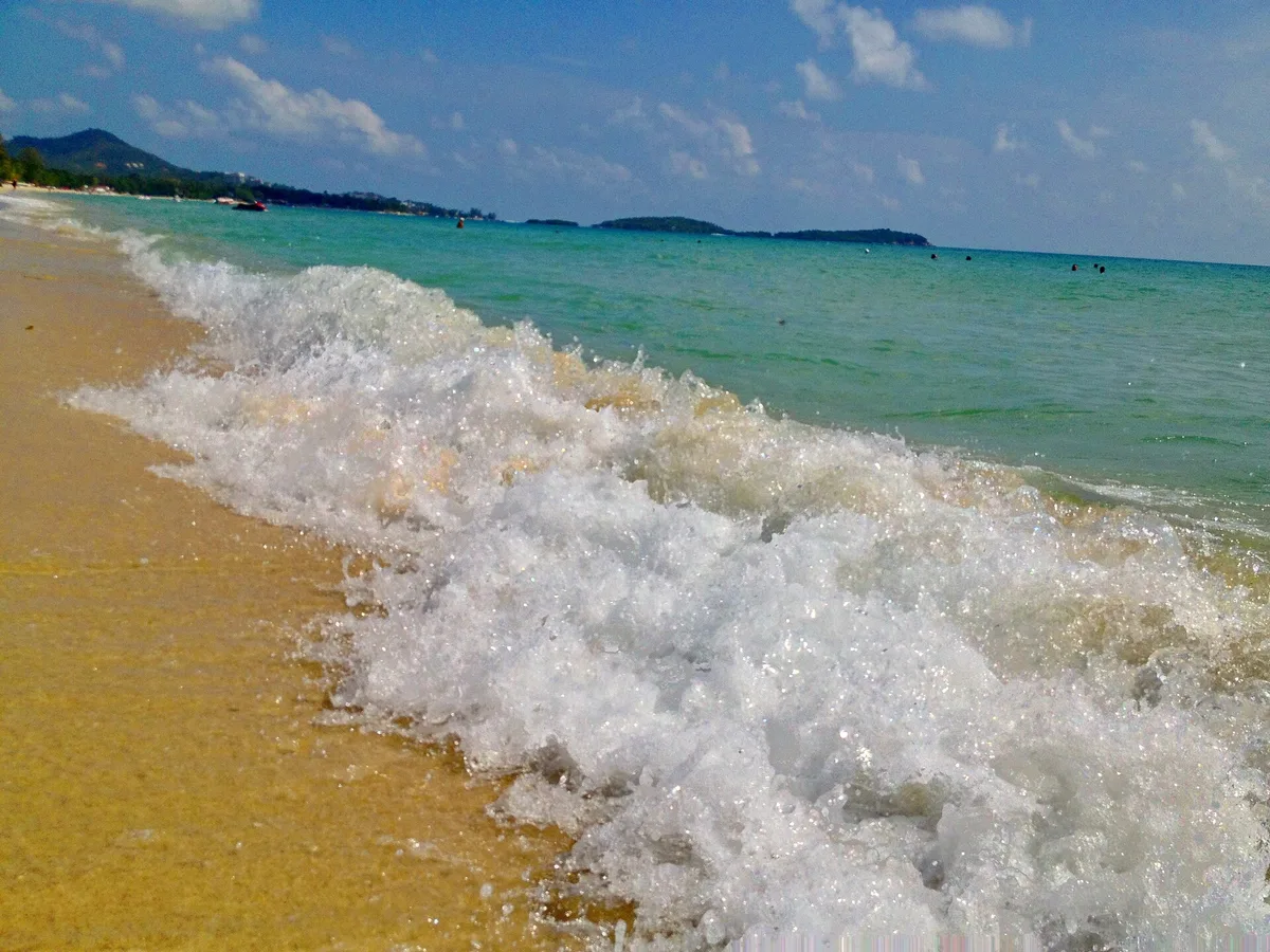 Playa de Klang, Maret, Gulf of Thailand, Tailandia