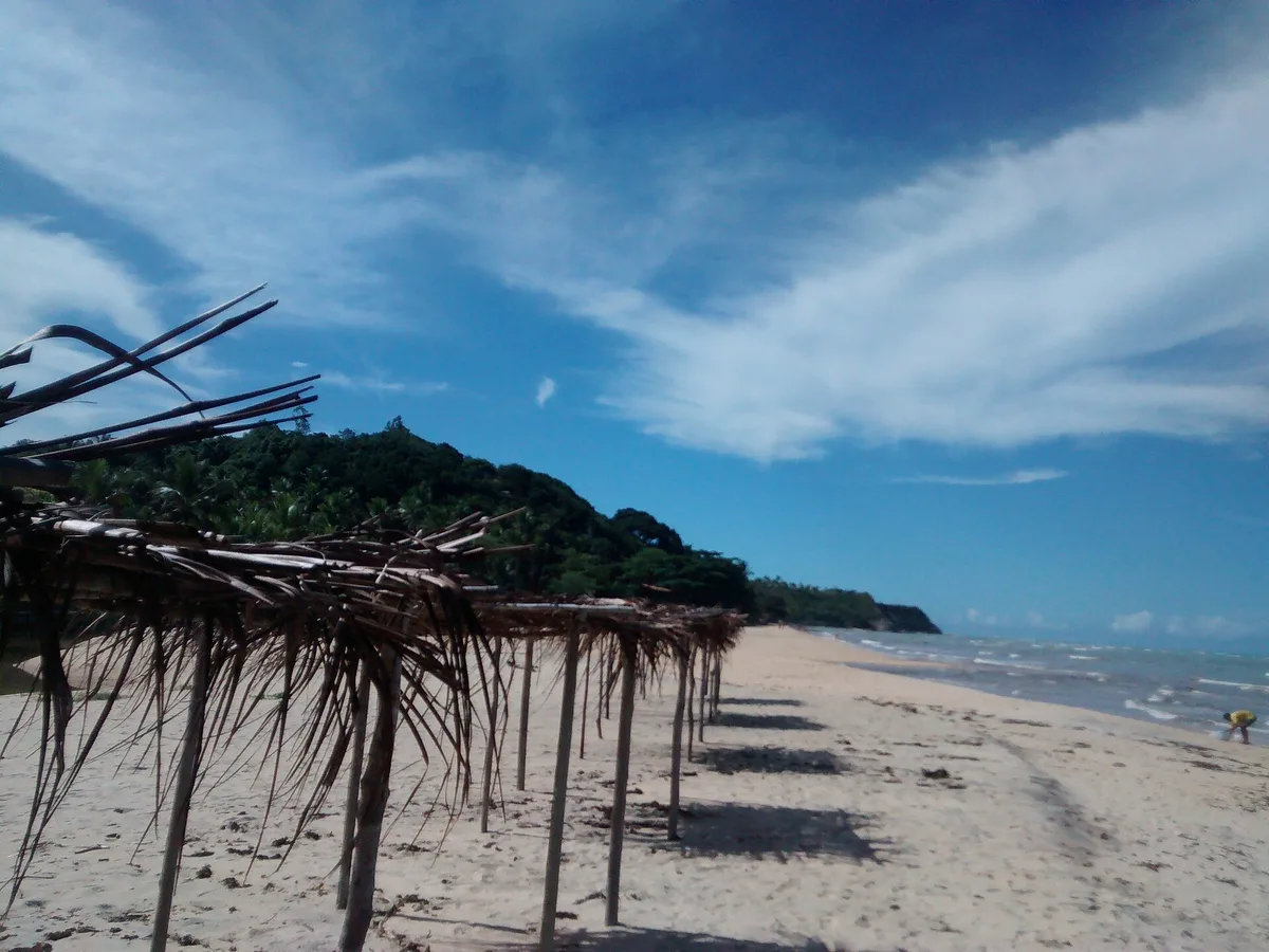 Plage de Porto Seguro, Porto Seguro, Brazilian Atlantic, Brésil — 2
