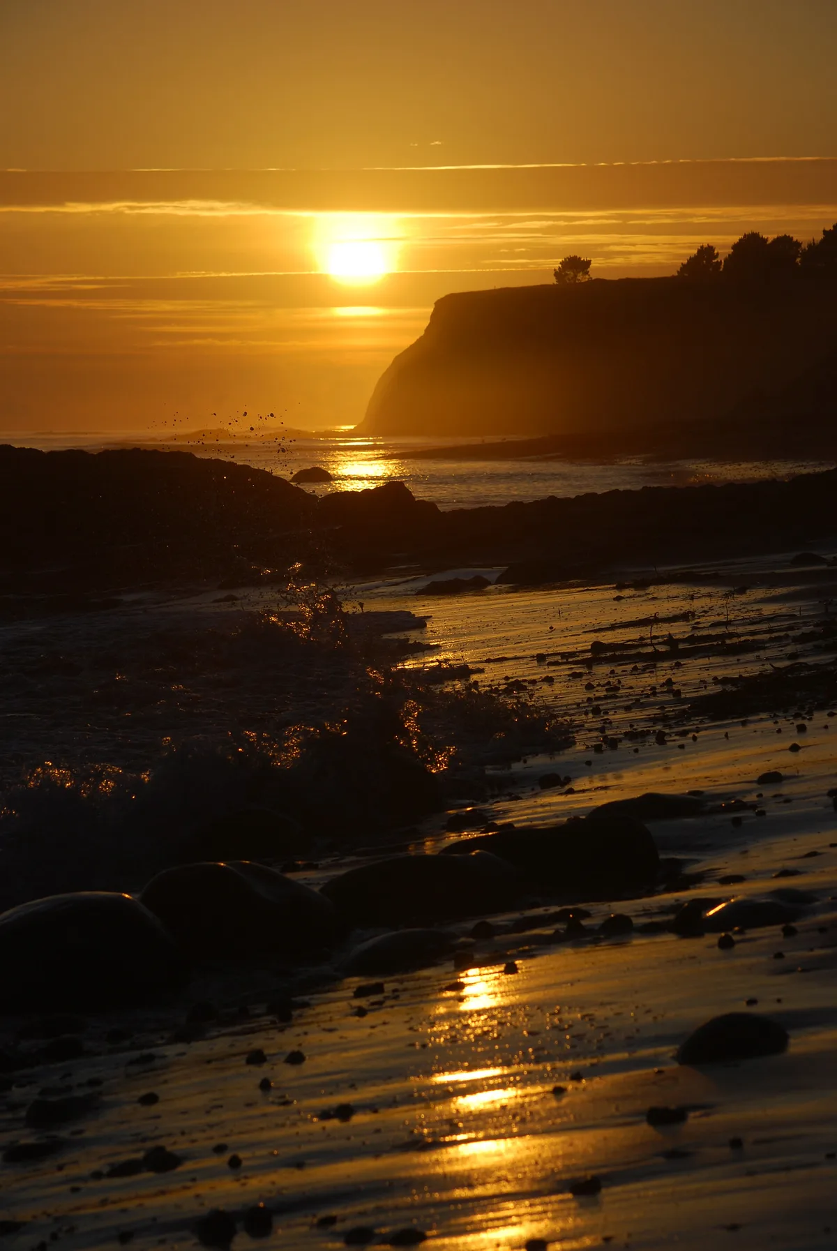 Praia de Schooner Gulch State, Point Arena, California Coast, Estados Unidos — 4