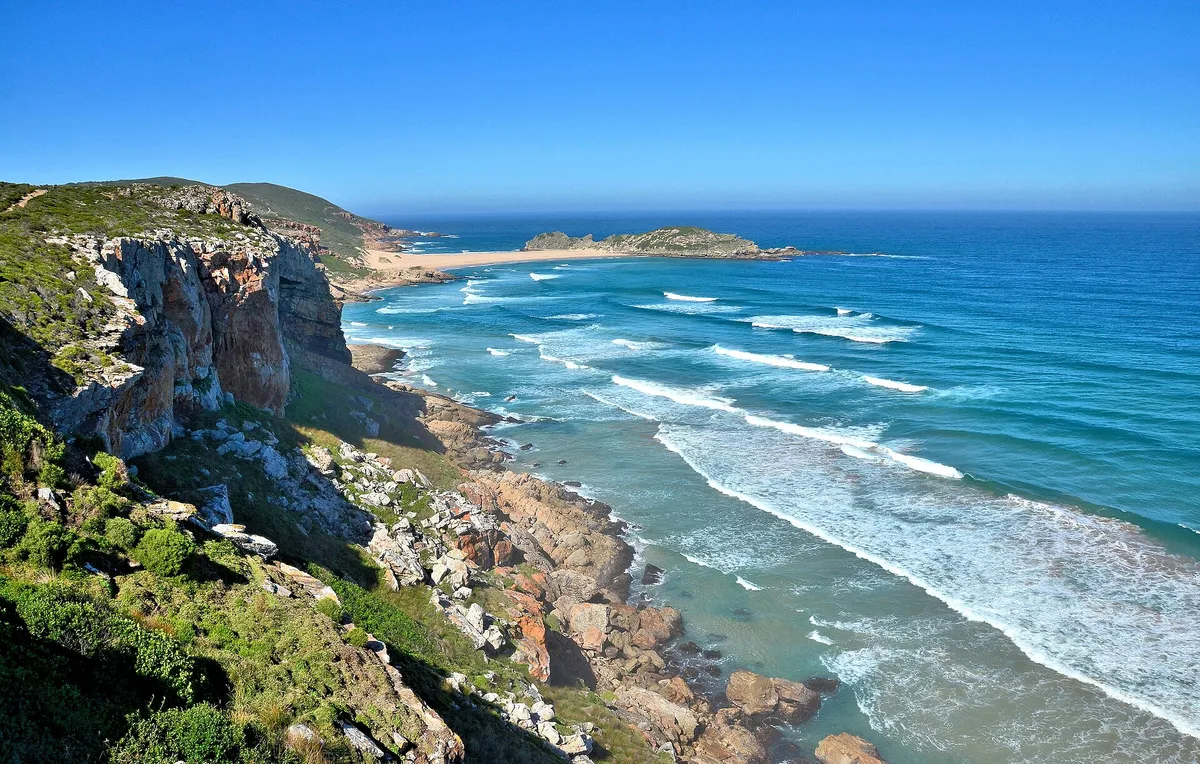 Plage de Robberg, Bitou, Garden Route, Afrique du Sud — 4
