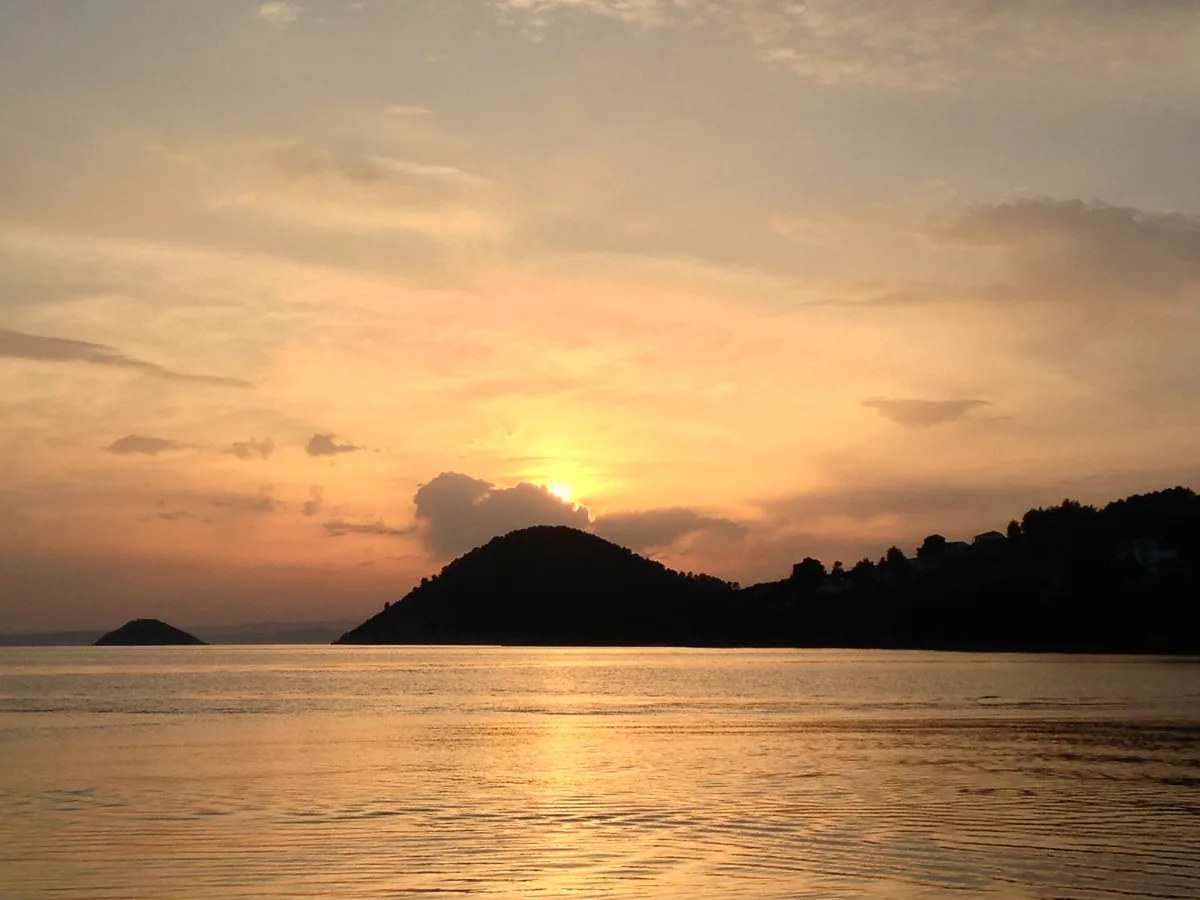 Praia de Panormos, Sporades, Grécia
