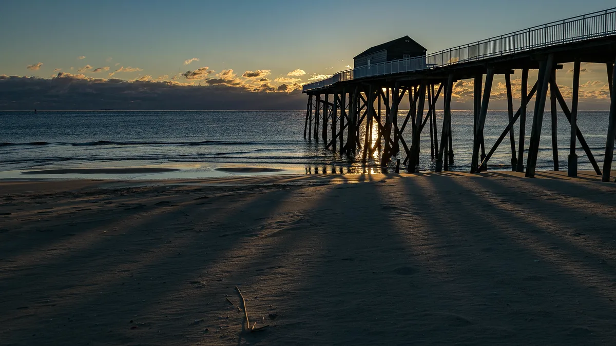 Belmar Beach, Belmar Borough, US Mid-Atlantic Coast, United States — 2