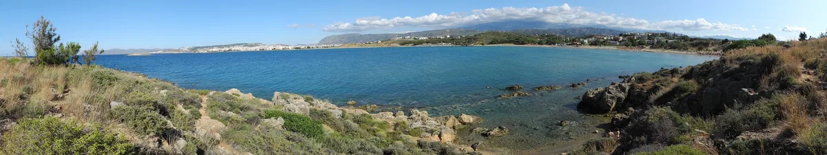 Golden beach, Chania, Crete, Grèce