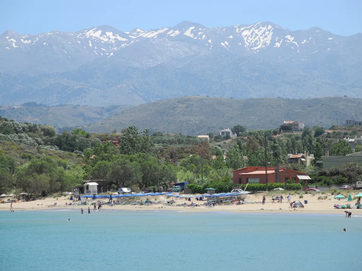 Golden beach, Chania, Crete, Grèce — 3