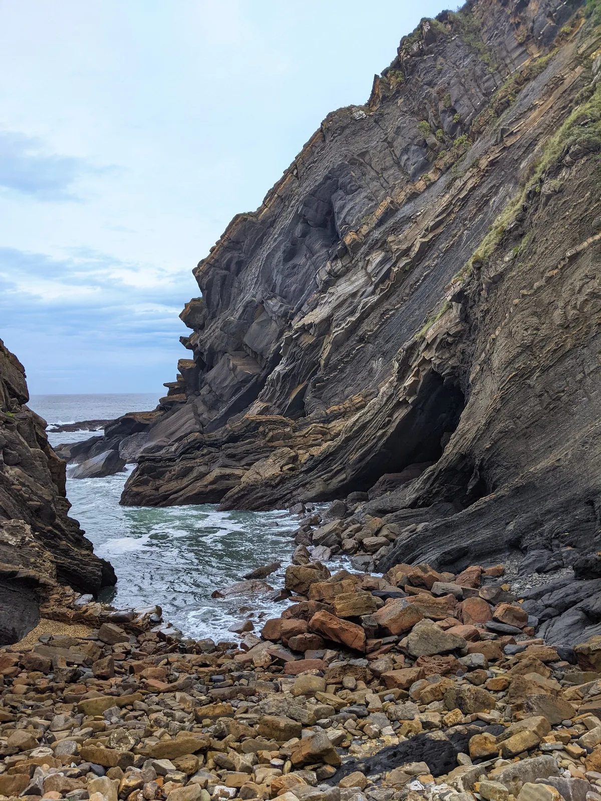 Praia de Ribadesella, Ribadesella, Asturias, Espanha — 5