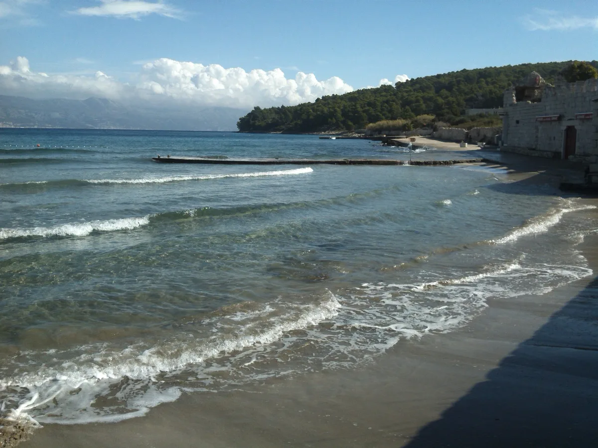 Playa de Bilin Žal, Lumbarda, Adriatic Islands, Croacia — 2