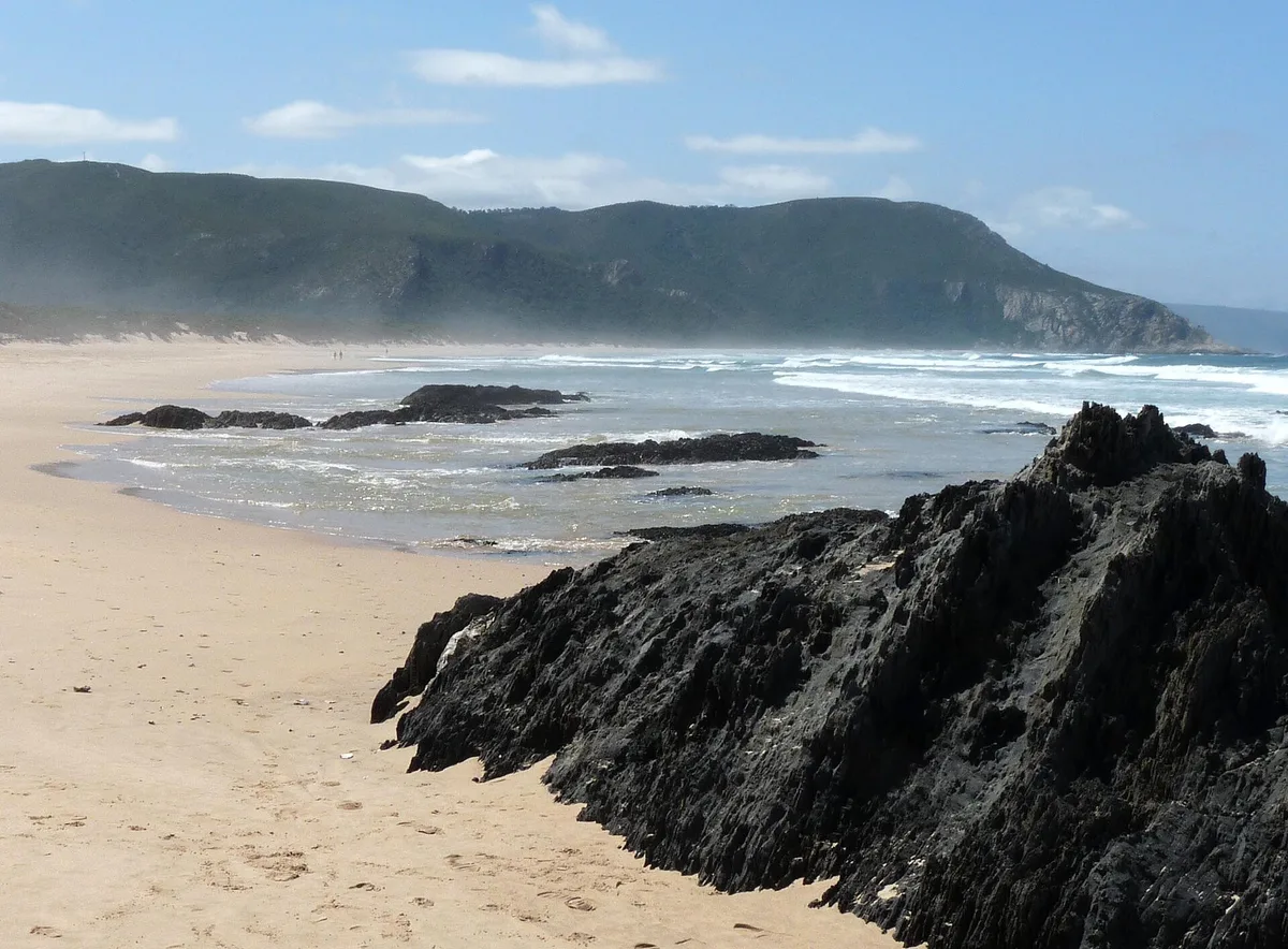 Plage de Nature's Valley, Bitou, Garden Route, Afrique du Sud — 4