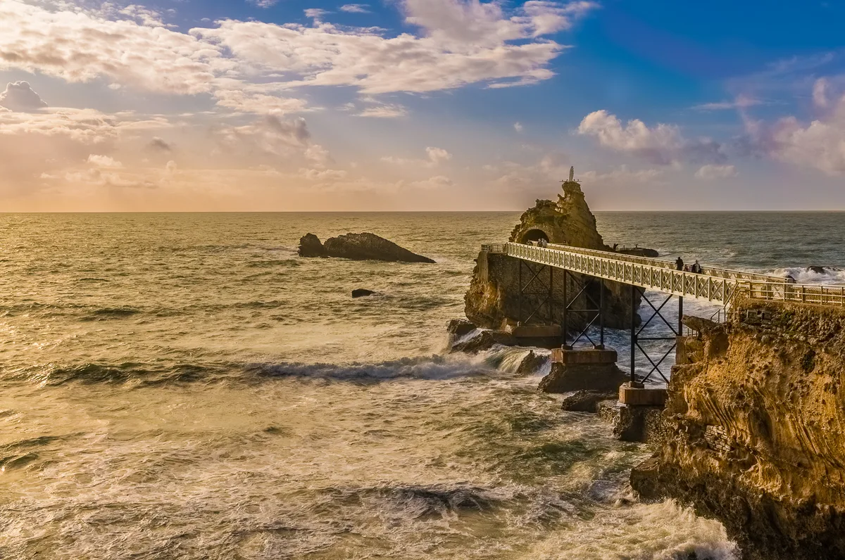 Port-Vieux-Strand, Biarritz, Nouvelle-Aquitaine, Frankreich