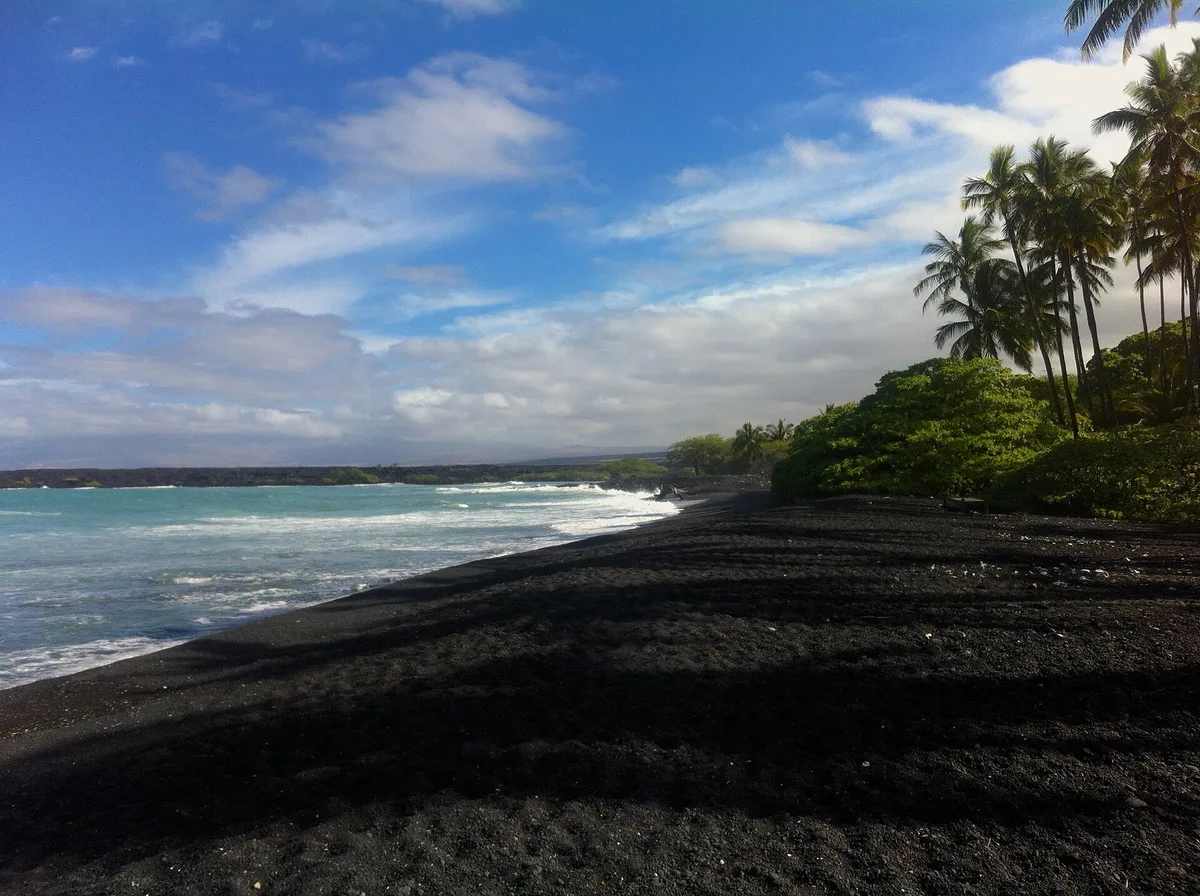 Plage de Kiholo Bay, North Kona, Hawaii, États-Unis — 3
