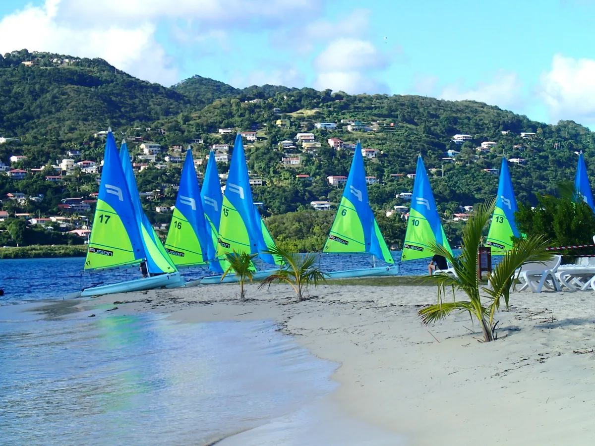 Playa de Pointe Marin, Sainte-Anne, Martinique, Francia