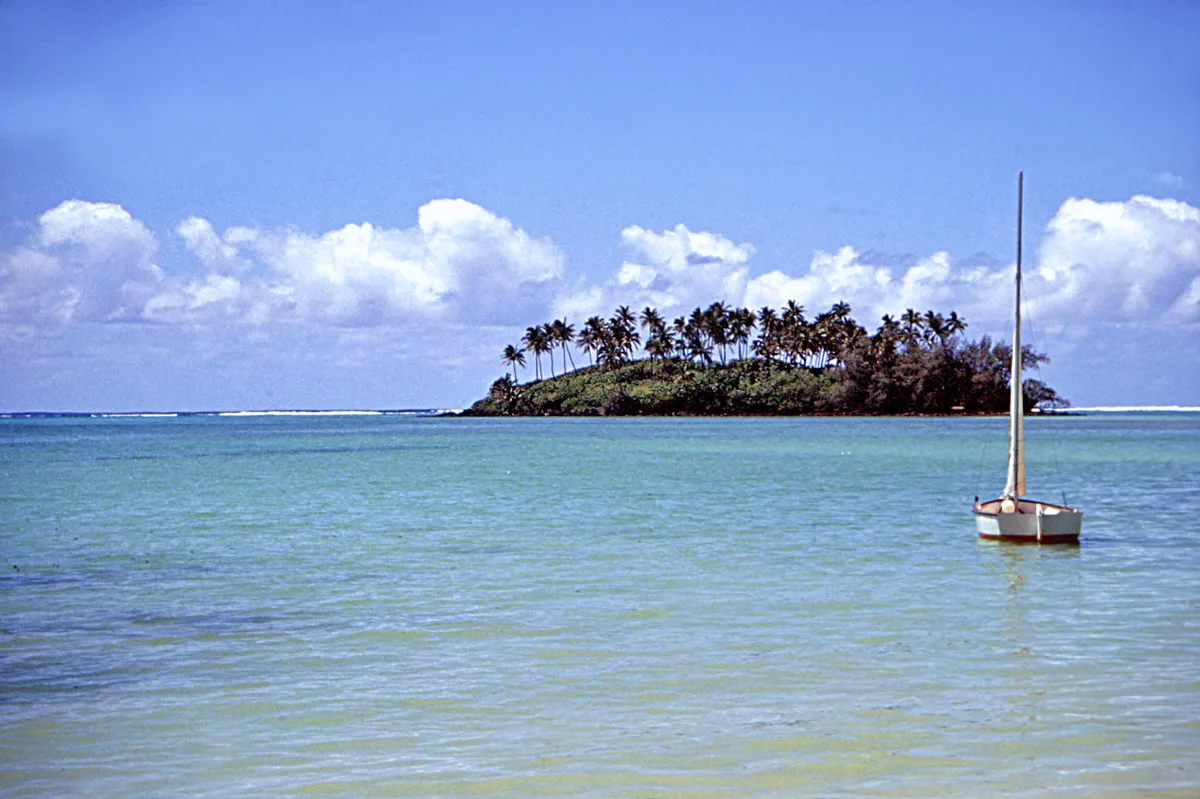 Praia de Papua, Arorangi, Cook Islands, Ilhas Cook — 2