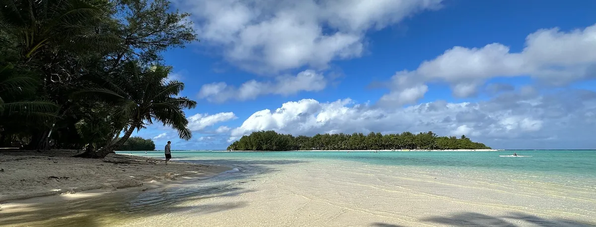 Praia de Papua, Arorangi, Cook Islands, Ilhas Cook — 3