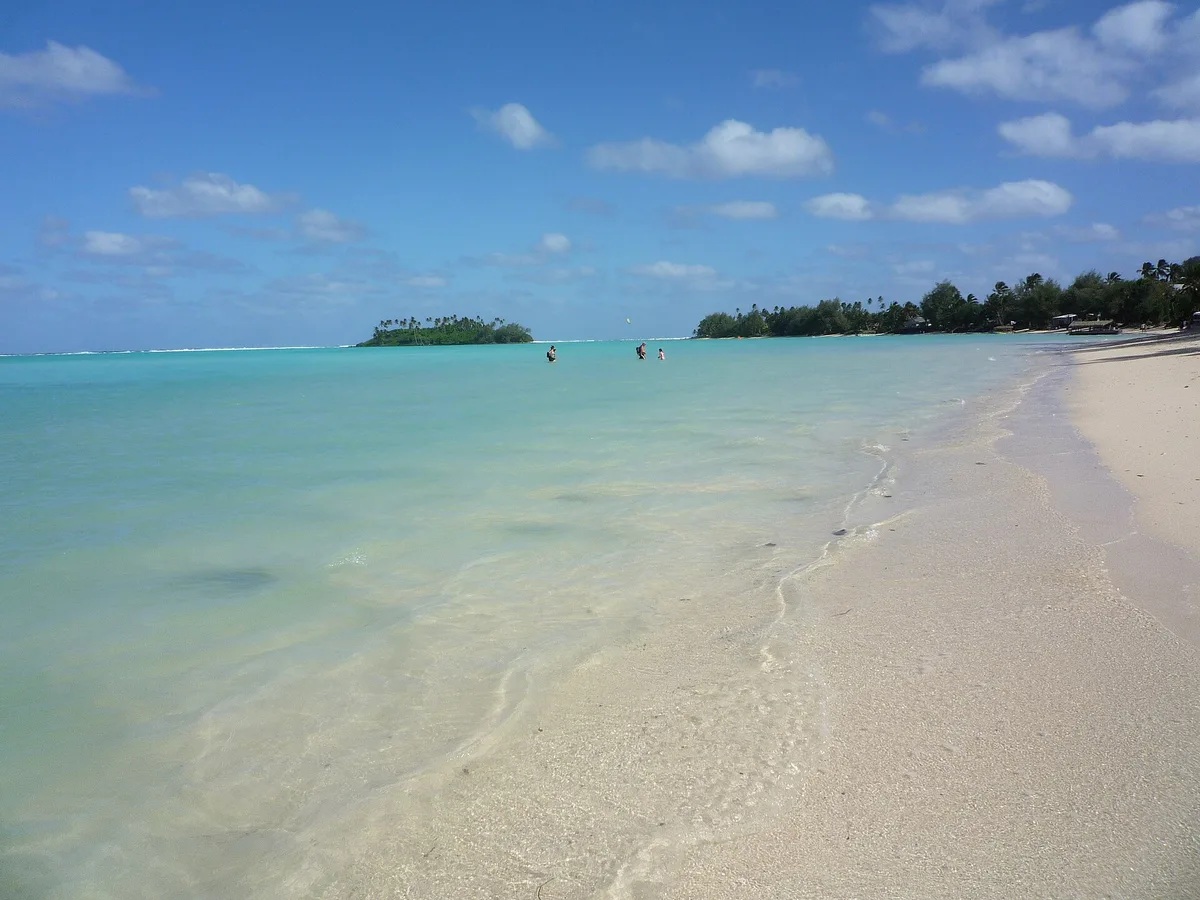 Praia de Papua, Arorangi, Cook Islands, Ilhas Cook