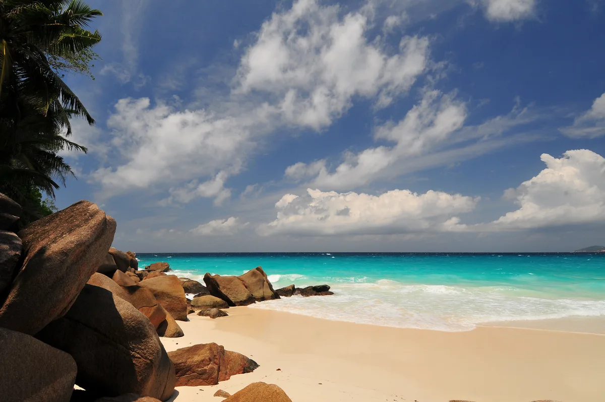 Anse Georgette-Strand, Grand'Anse Praslin, Seychelles Inner Islands, Seychellen — 2