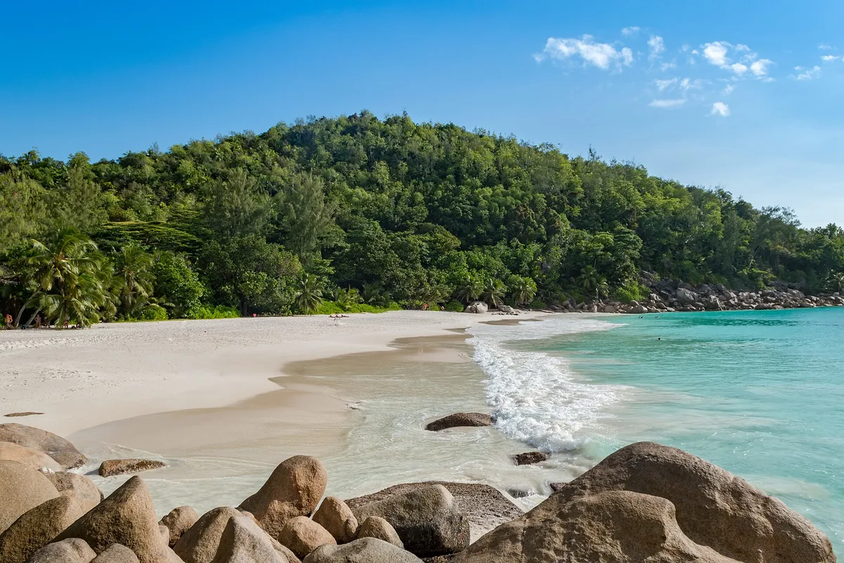 Anse Georgette-Strand, Grand'Anse Praslin, Seychelles Inner Islands, Seychellen