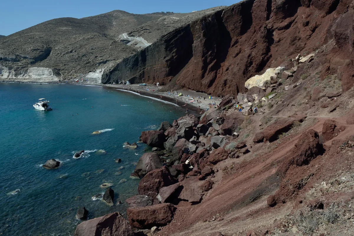 Plage Rouge, Cyclades, Grèce — 3