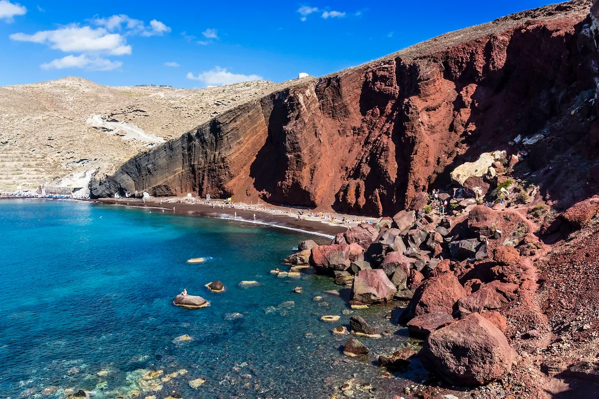 Plage Rouge, Cyclades, Grèce — 2