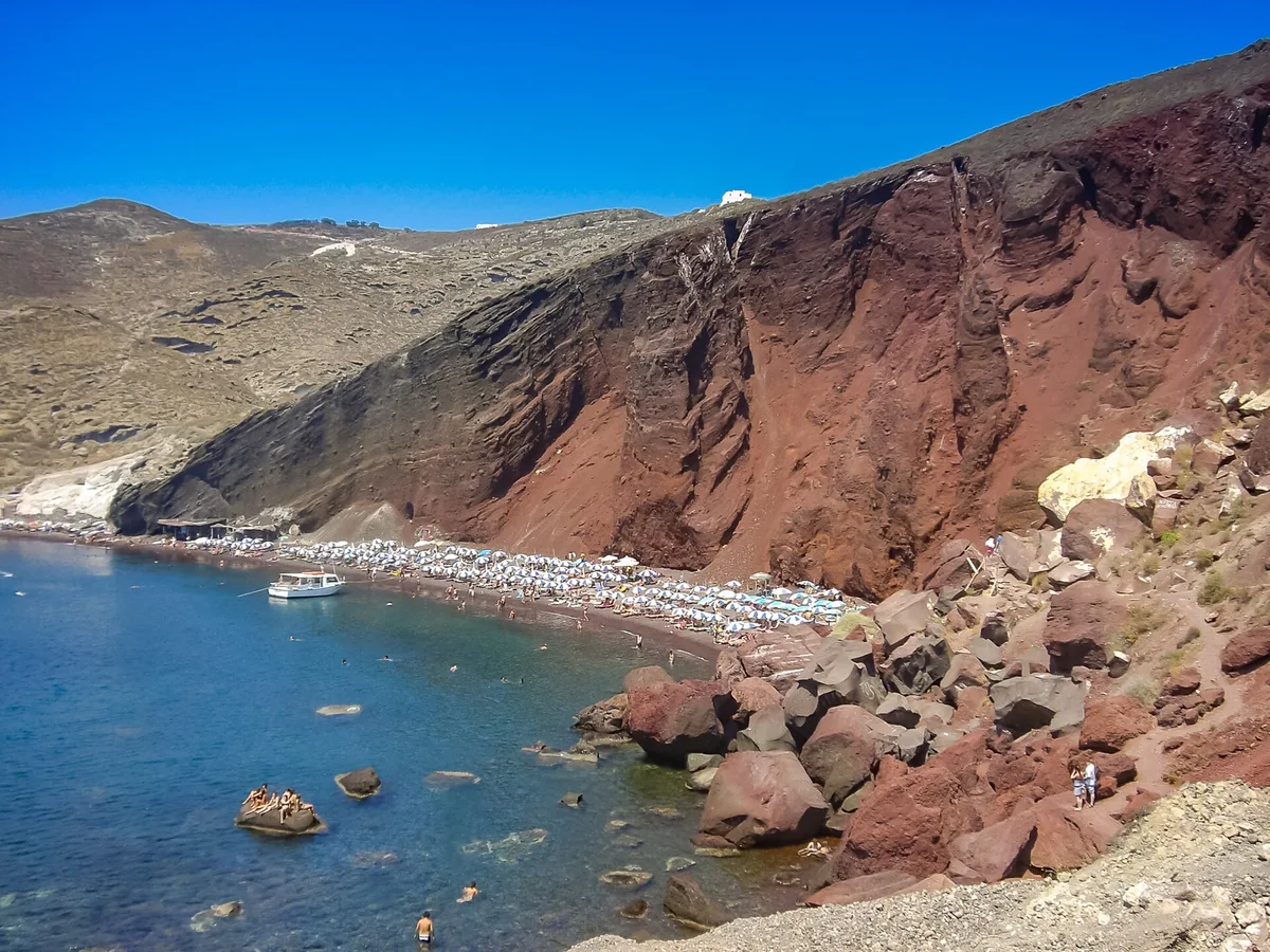 Plage Rouge, Cyclades, Grèce — 5