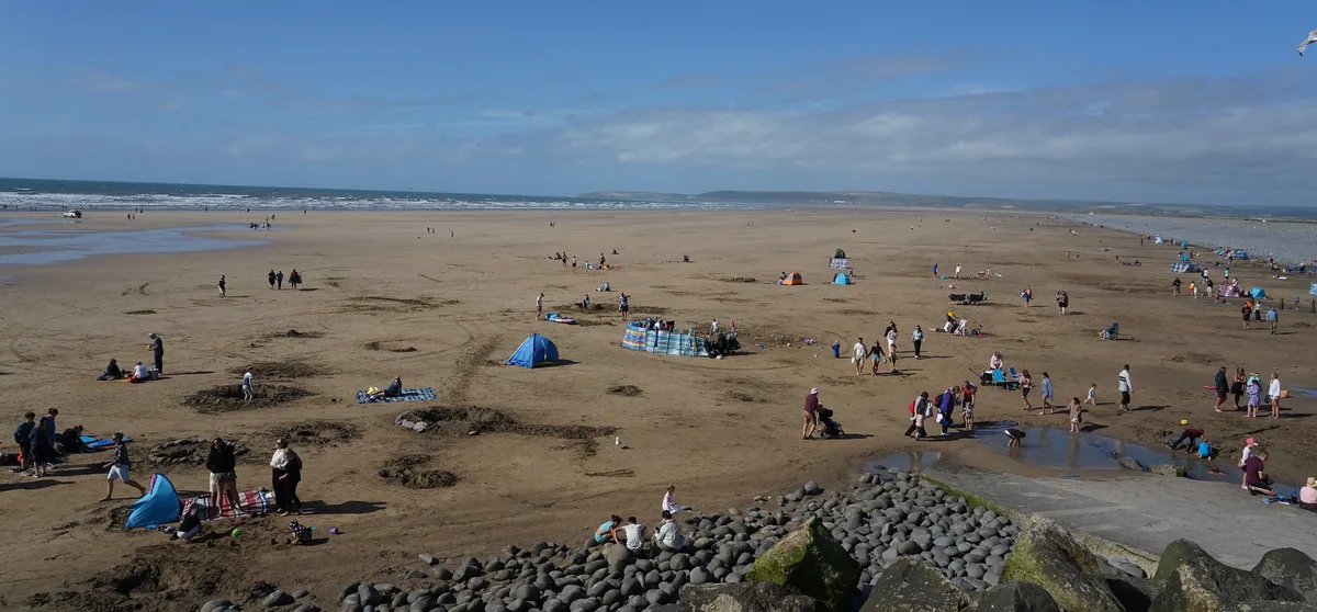 Westward Ho! Beach, Westward Ho!, British Coast, Vereinigtes Königreich — 5