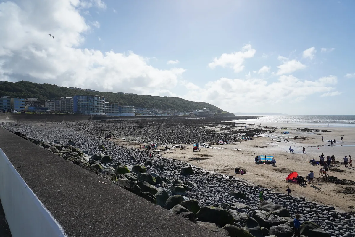 Westward Ho! Beach, Westward Ho!, British Coast, Vereinigtes Königreich — 6