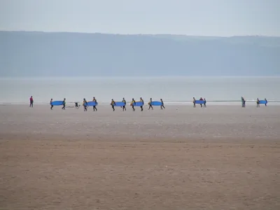 Westward Ho! Beach, Westward Ho!, British Coast, Vereinigtes Königreich — 4