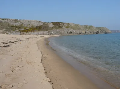 Plage de Barafundle, Stackpole and Castlemartin, Wales, Royaume-Uni — 2