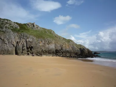 Plage de Barafundle, Stackpole and Castlemartin, Wales, Royaume-Uni — 3