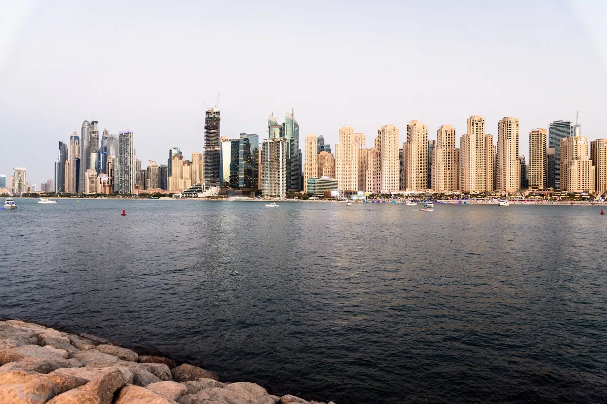 Bluewaters Beach, Bluewaters Island, Persian Gulf, United Arab Emirates