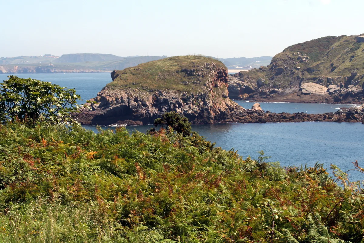 Santa María del Mar-Strand, Castrillón, Asturias, Spanien — 2