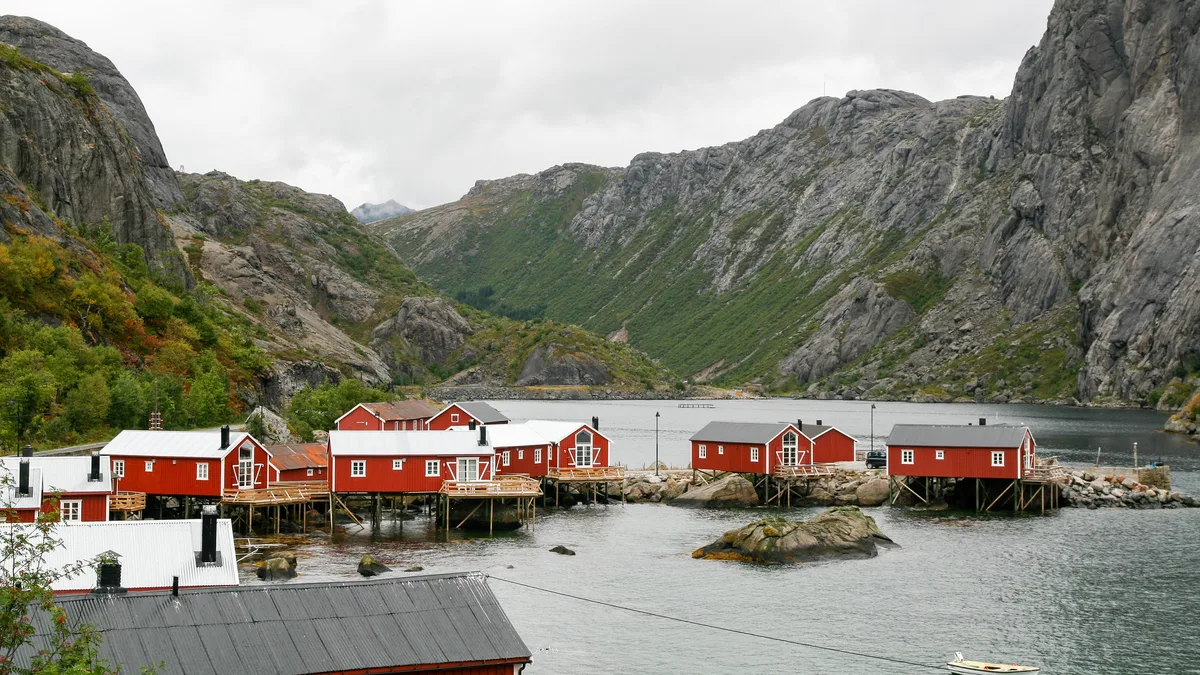 Nusfjord-Strand, Flakstad, Norwegian Sea, Norwegen — 2