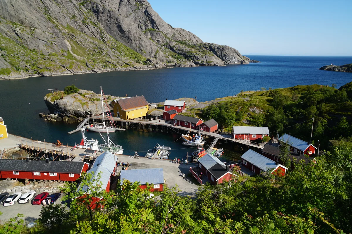 Nusfjord-Strand, Flakstad, Norwegian Sea, Norwegen — 3