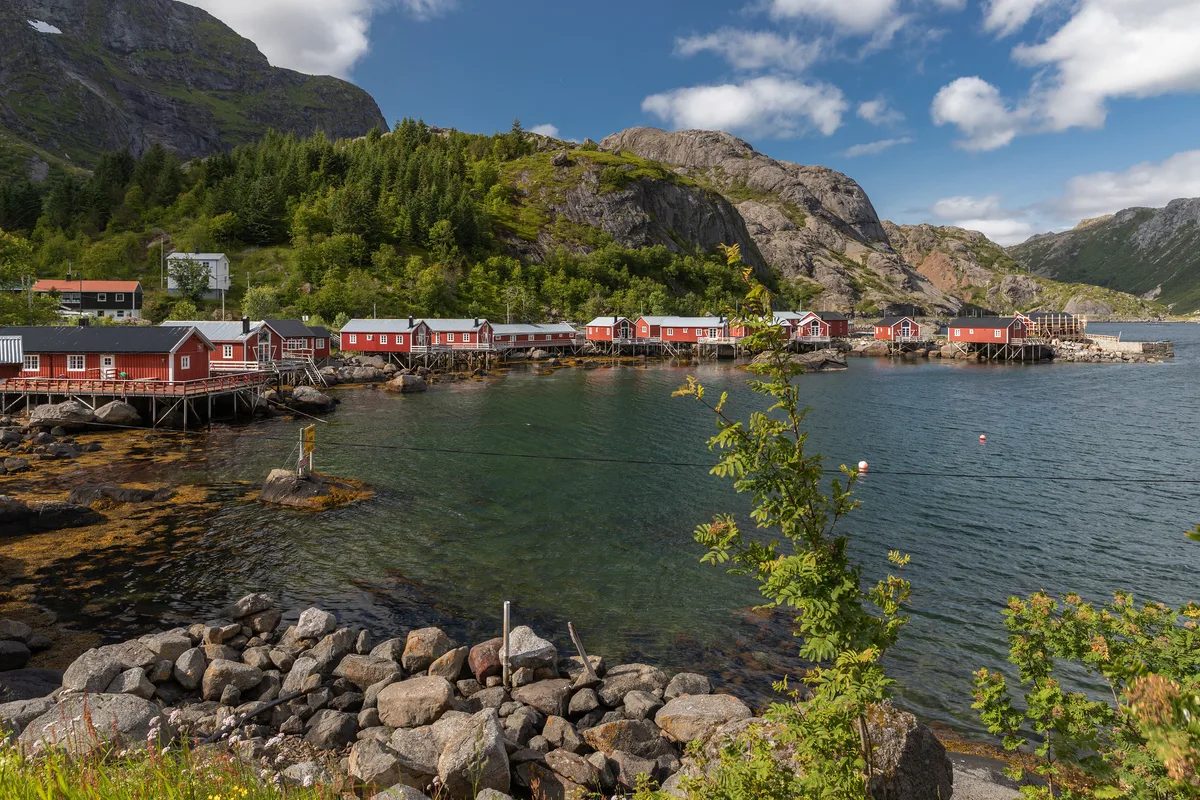 Nusfjord-Strand, Flakstad, Norwegian Sea, Norwegen — 4