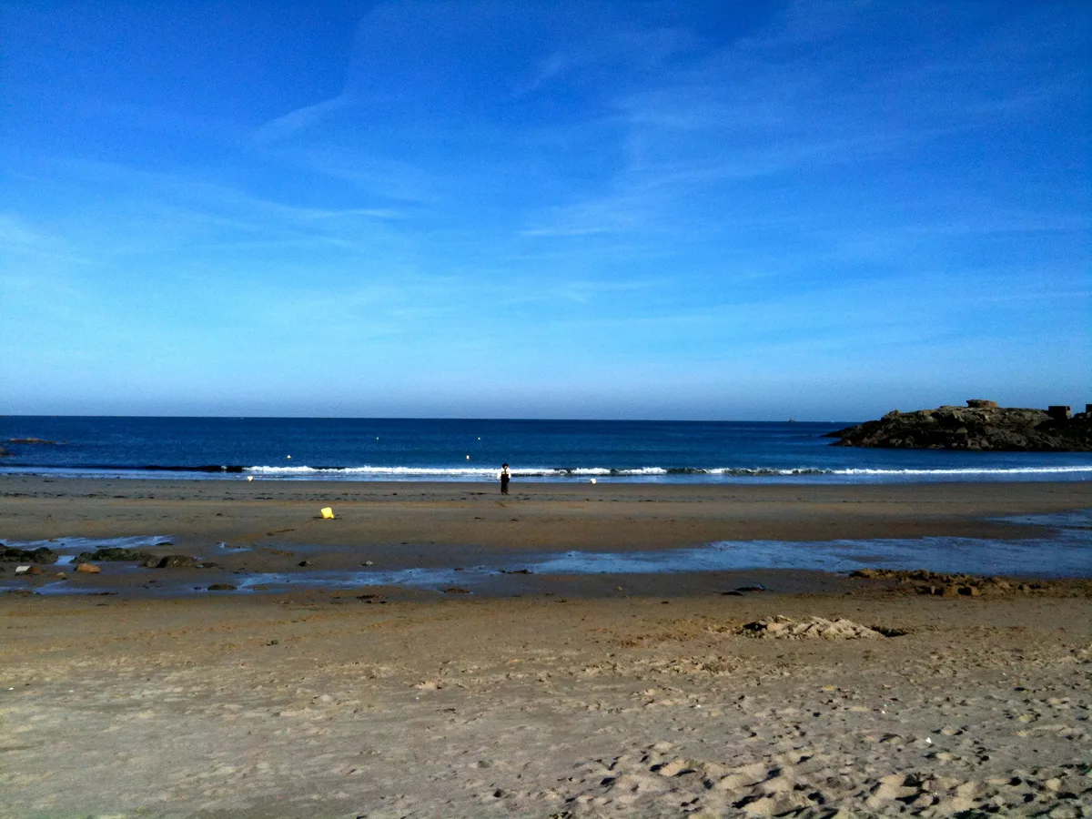 Port-Hue-Strand, Saint-Briac-sur-Mer, Brittany, Frankreich — 2