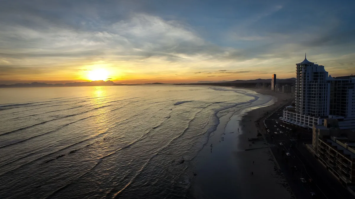Strand Beach, Strand, Western Cape, Zuid-Afrika — 6