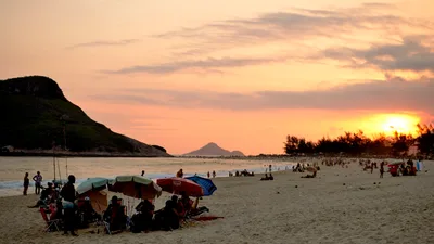 Plage des Recreio dos Bandeirantes, Rio de Janeiro, Brazilian Atlantic, Brésil — 3