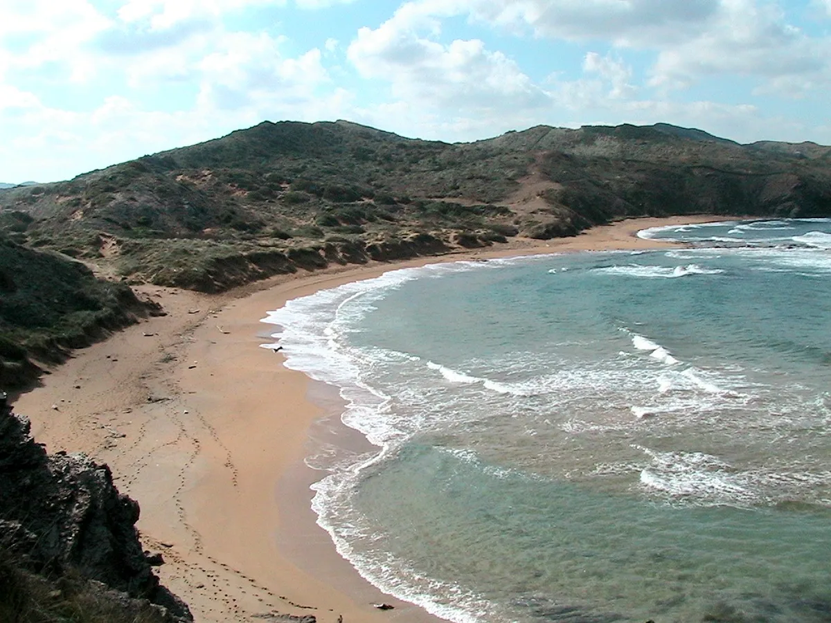 Plage de Ferragut, Es Mercadal, Balearic Islands, Espagne