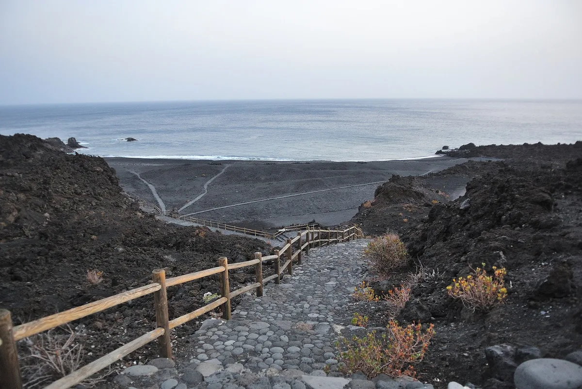 Echentive-Strand, Fuencaliente de La Palma, Canary Islands, Spanien