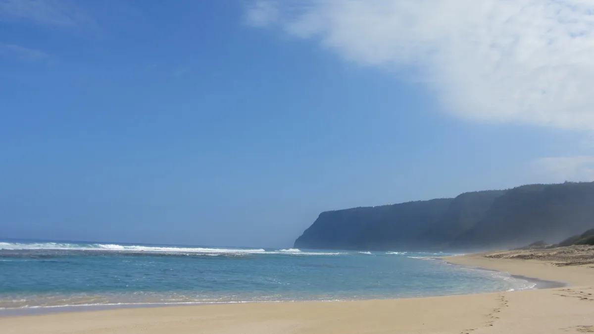 Polihale State Park-Strand, Kekaha, Hawaii, Vereinigte Staaten — 3