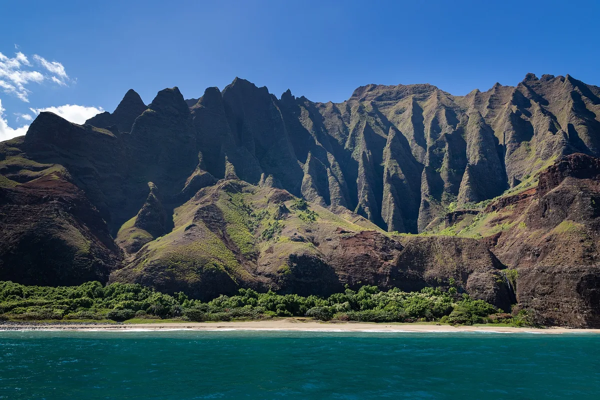 Kalalau-Strand, Na Pali Coast State Wilderness Park, Hawaii, Vereinigte Staaten — 2