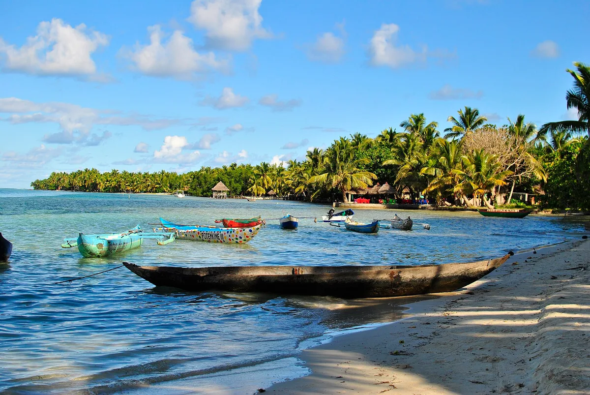 Île aux Nattes-Strand, Agniribe, Analanjirofo, Madagaskar