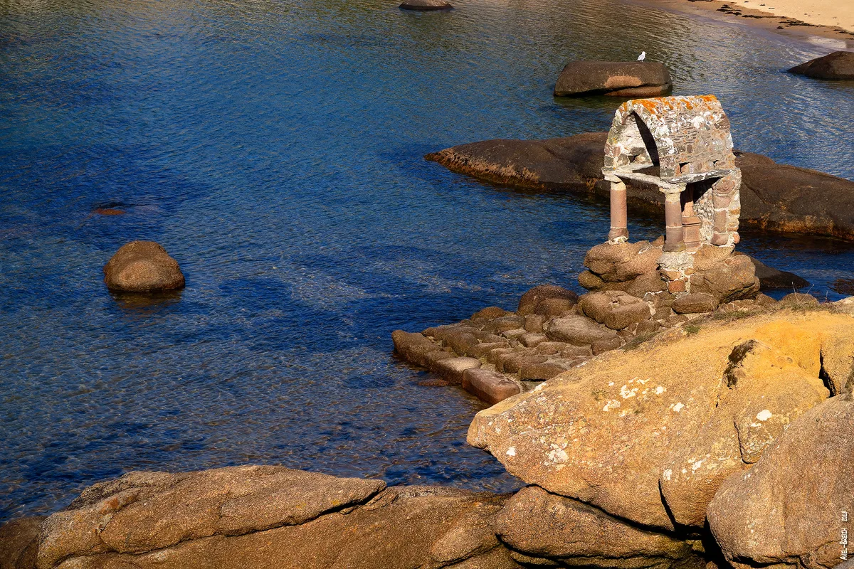 Saint-Guirec-Strand, Perros-Guirec, Brittany, Frankreich — 3