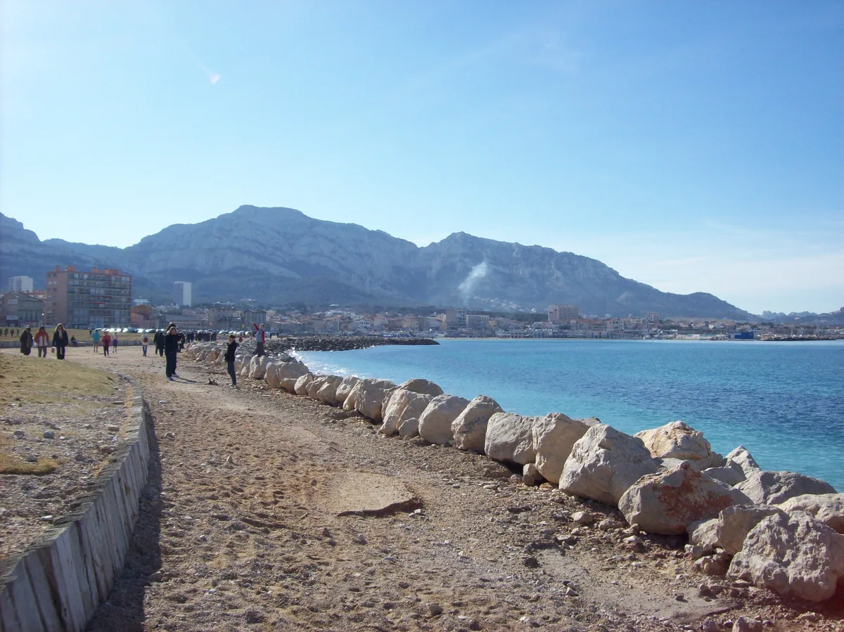 Plage de la Pointe Rouge, Marseille, Provence-Alpes-Côte d'Azur, France — 4