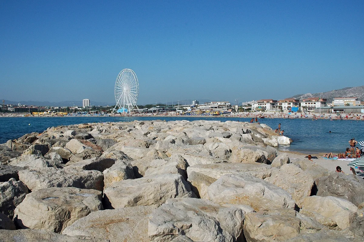 Plage de la Pointe Rouge, Marseille, Provence-Alpes-Côte d'Azur, France — 3