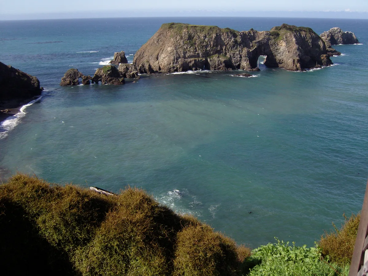 Greenwood State Beach, Elk, California Coast, United States — 2