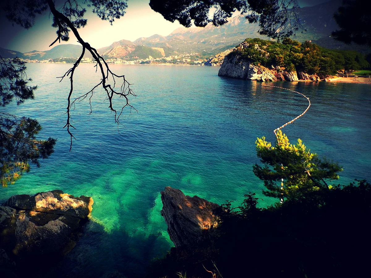 Plage de Miločer, Budva, Adriatic Coast, Montenegro — 4