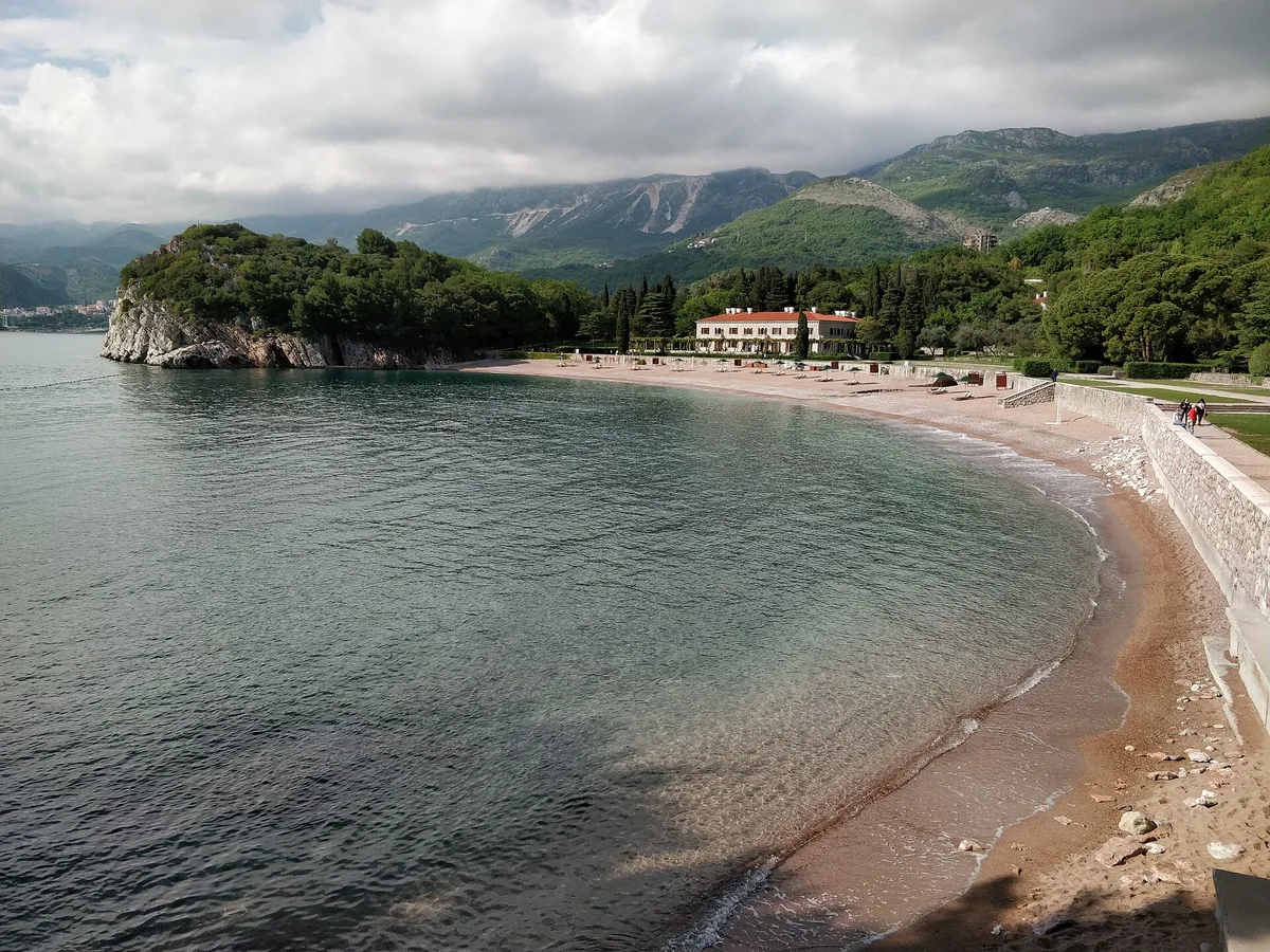 Plage de Miločer, Budva, Adriatic Coast, Montenegro — 3
