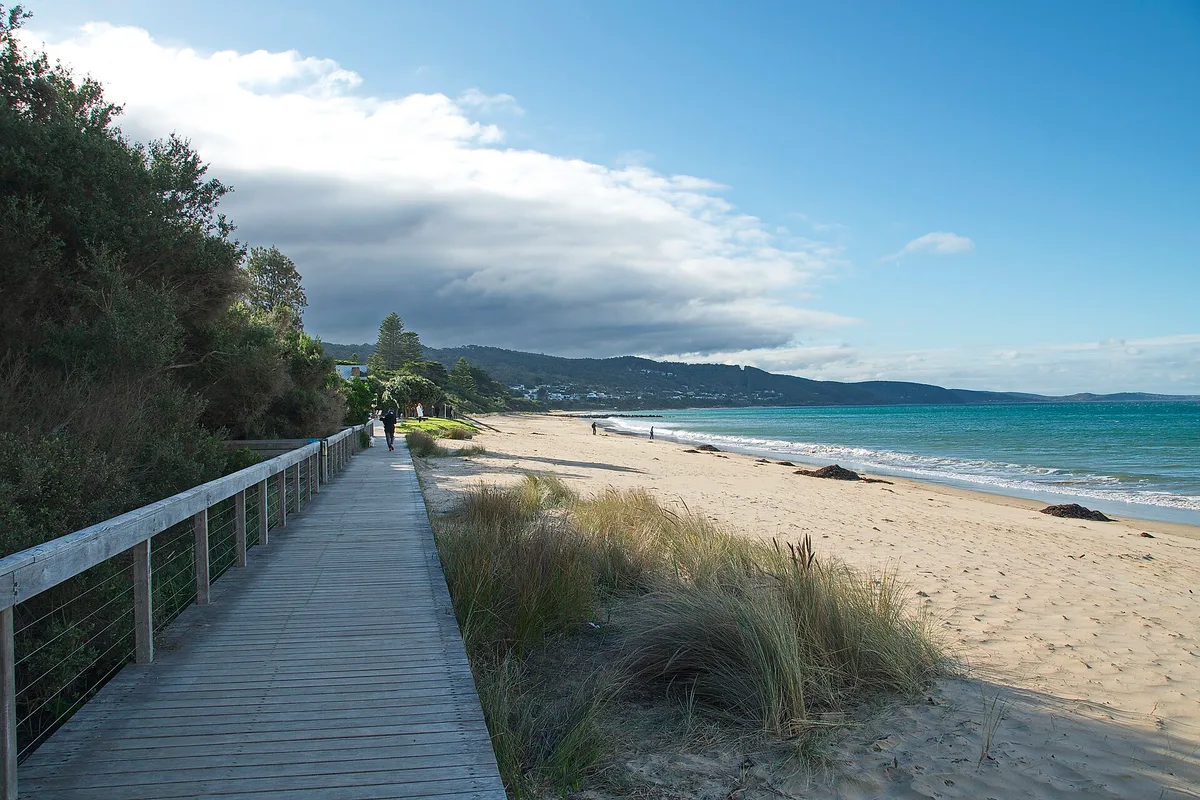 Plage de Lorne, Lorne, Great Ocean Road, Australie — 3