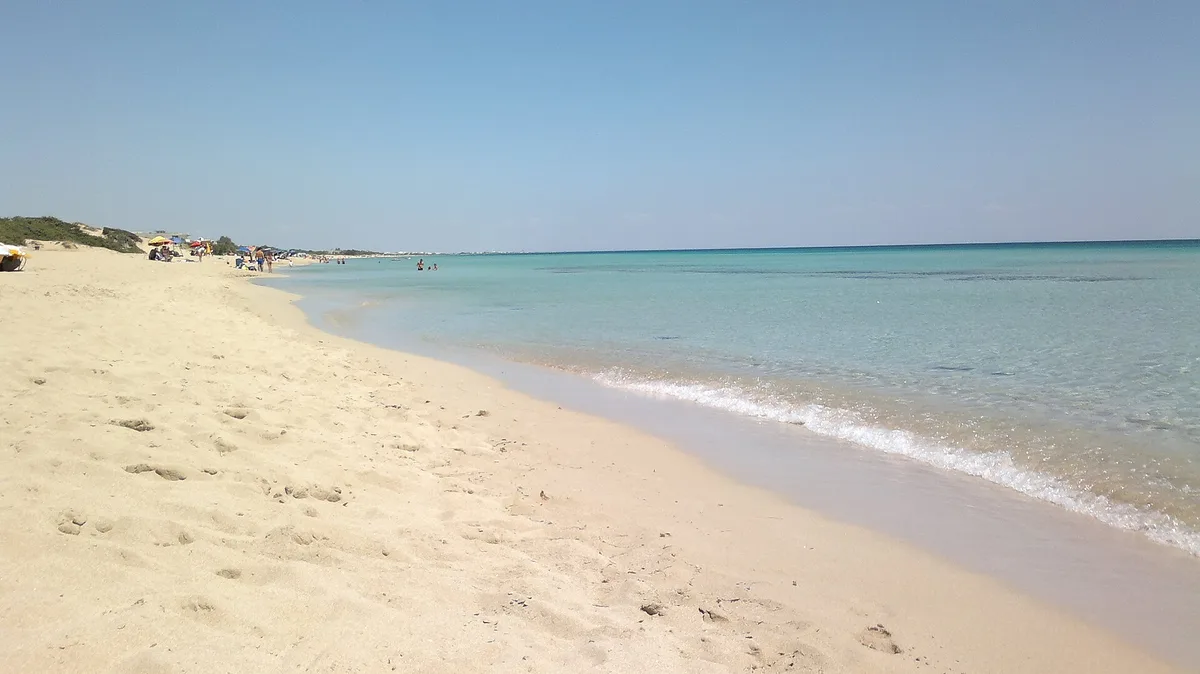 Plage de San Pietro in Bevagna, Manduria, Puglia, Italie — 3